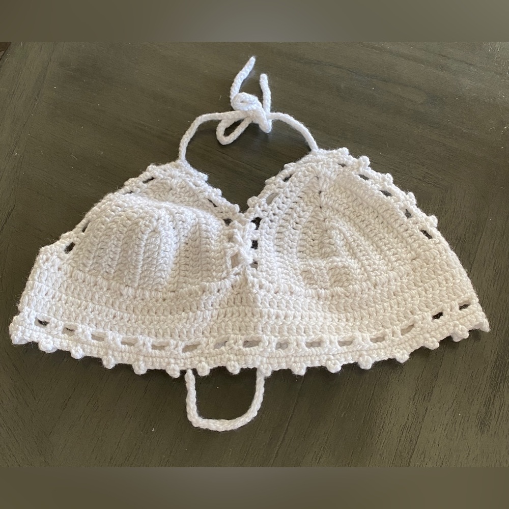 Hand woven top